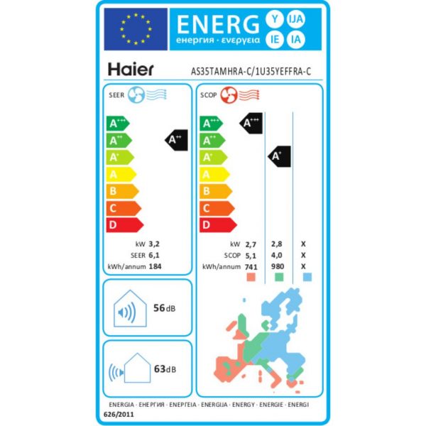 ΚΛΙΜΑΤΙΣΤΙΚΟ HAIER TIDE GREEN PLUS AS35TAMHRA-C/ 1U35YEFFRA-C - Image 2