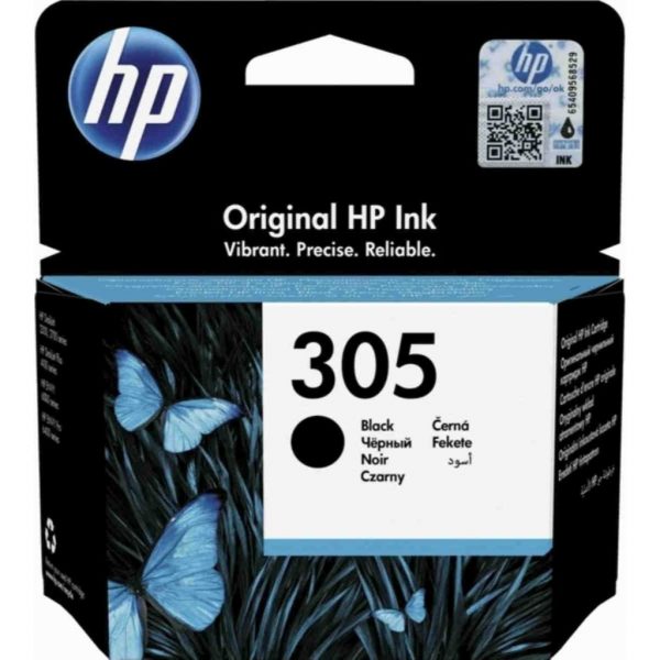 HP ΜΕΛΑΝΙ ΕΚΤΥΠΩΤΗ No 305 BLACK (3YM61AE)