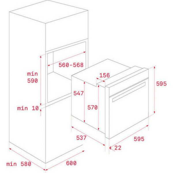 ΣΕΤ TEKA ΦΟΥΡΝΟΣ HBB 605 INOX + ΕΣΤΙΕΣ TZ6415 - Image 4