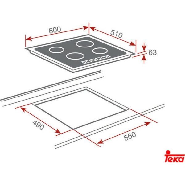 ΣΕΤ TEKA ΦΟΥΡΝΟΣ HBB 605 INOX + ΕΣΤΙΕΣ TZ6415 - Image 5