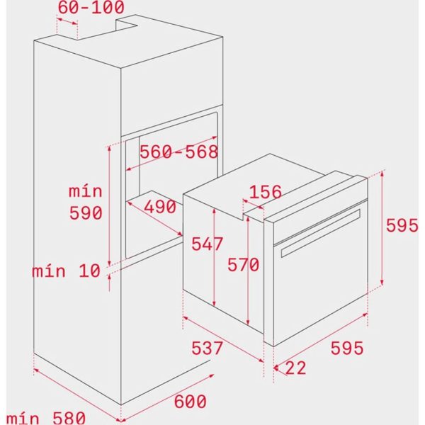 ΦΟΥΡΝΟΣ TEKA HLB 830 ΜΑΥΡΟΣ - Image 5