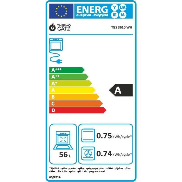 ΚΟΥΖΙΝΑ ΜΙΚΤΗ THERMOGATZ TGS 3610 WH ΤURBO - Image 3