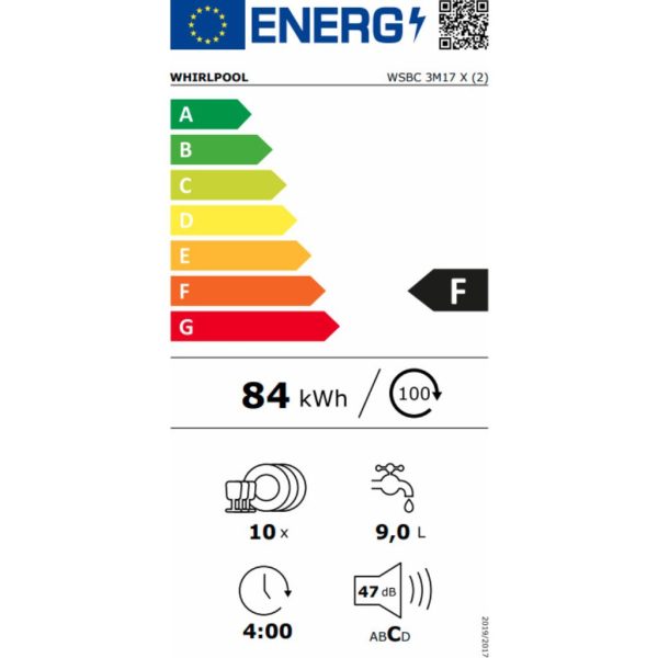 ΠΛΥΝΤΗΡΙΟ ΠΙΑΤΩΝ WHIRPOOL WSBC 3M17X - Image 4