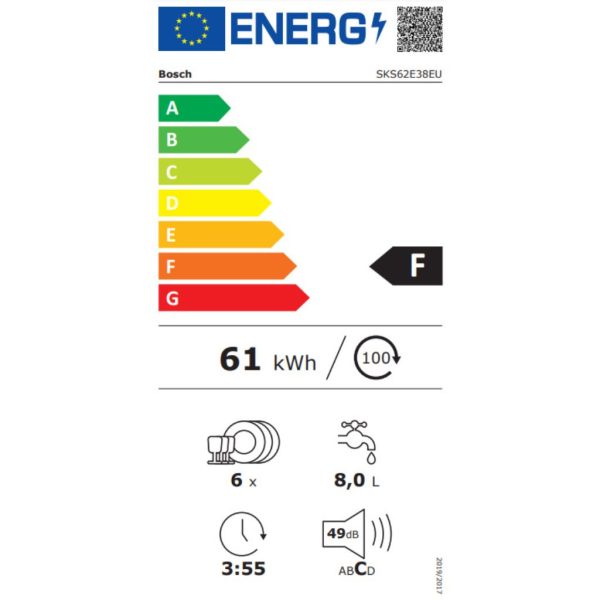 ΕΠΙΤΡΑΠΕΖΙΟ ΠΛΥΝΤΗΡΙΟ ΠΙΑΤΩΝ  BOSCH SKS62E38EU - Image 6