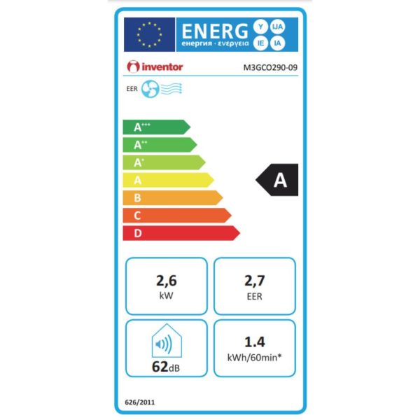 ΦΟΡΗΤΟ ΚΛΙΜΑΤΙΣΤΙΚΟ INVENTOR MAGIC M3GCO290-09 (9000 BTU/H - ΜΟΝΟ ΨΥΞΗ) - Image 7