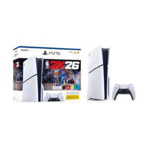 SONY PLAYSTATION PS5 BLU RAY DISK EDITION SLIM + NBA 2K26 BUNDLE