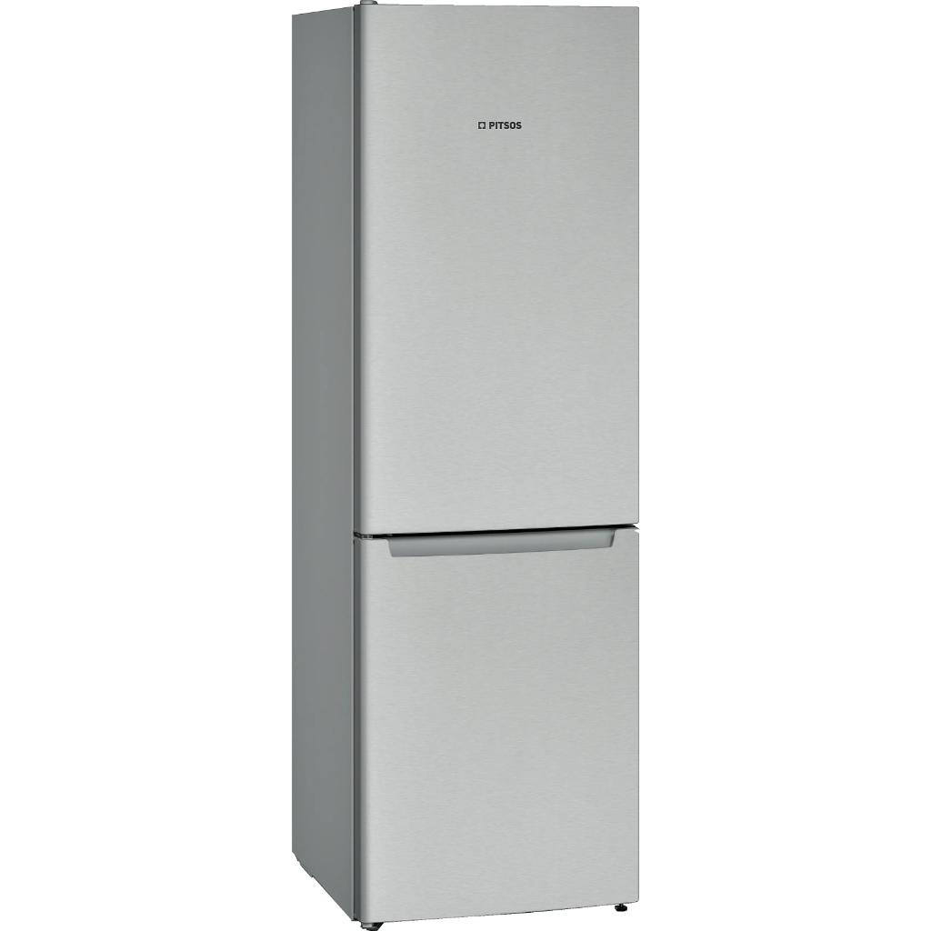 ΨΥΓΕΙΟΚΑΤΑΨΥΚΤΗΣ PITSOS PKNB36NLE0 TOTAL NO FROST INOX 186X60X66