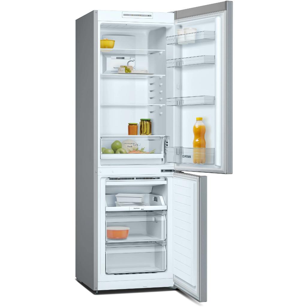 ΨΥΓΕΙΟΚΑΤΑΨΥΚΤΗΣ PITSOS PKNB36NLE0 TOTAL NO FROST INOX 186X60X66 - Image 2