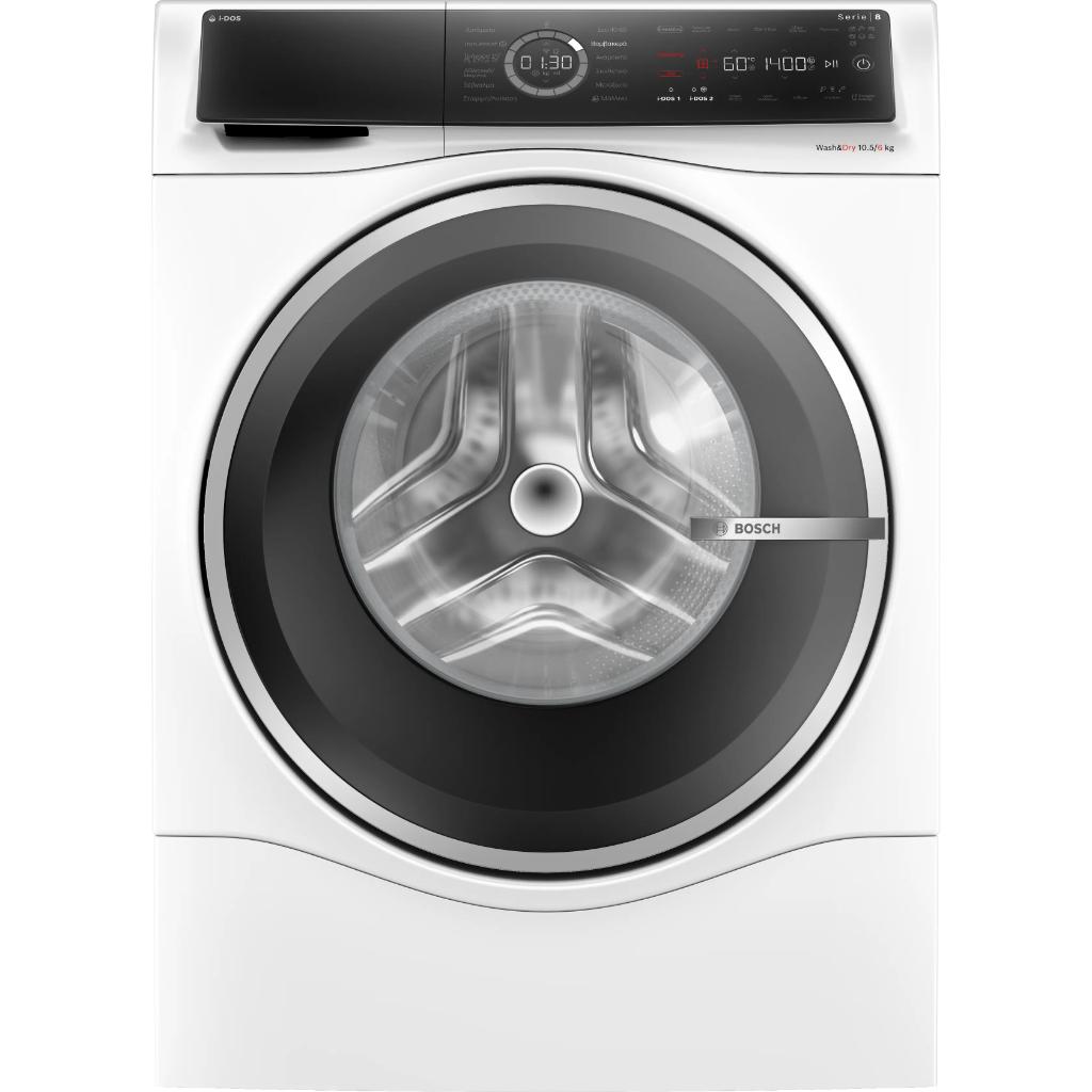 ΠΛΥΝΤΗΡΙΟ-ΣΤΕΓΝΩΤΗΡΙΟ ΡΟΥΧΩΝ BOSCH WNC254A0GR 10.5KG/6KG ATMOY 1400 ΣΤΡΟΦΕΣ ΜΕ Wi-Fi