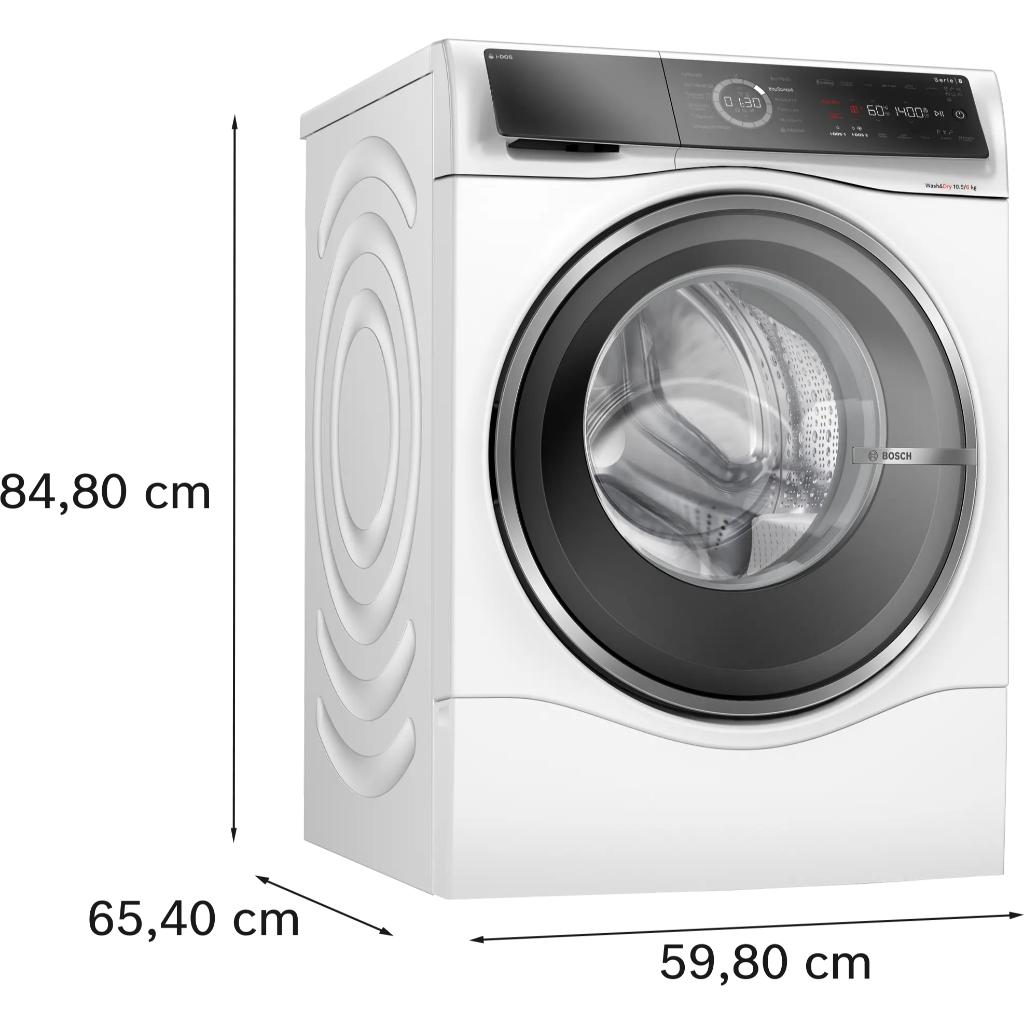 ΠΛΥΝΤΗΡΙΟ-ΣΤΕΓΝΩΤΗΡΙΟ ΡΟΥΧΩΝ BOSCH WNC254A0GR 10.5KG/6KG ATMOY 1400 ΣΤΡΟΦΕΣ ΜΕ Wi-Fi - Image 8