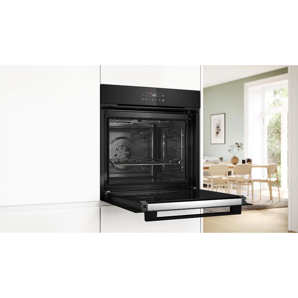 ΕΝΤΟΙΧΙΖΟΜΕΝΟΣ ΦΟΥΡΝΟΣ BOSCH HBA572BB4 ΑΝΩ ΠΑΓΚΟΥ ΜΑΥΡΟΣ - Image 3