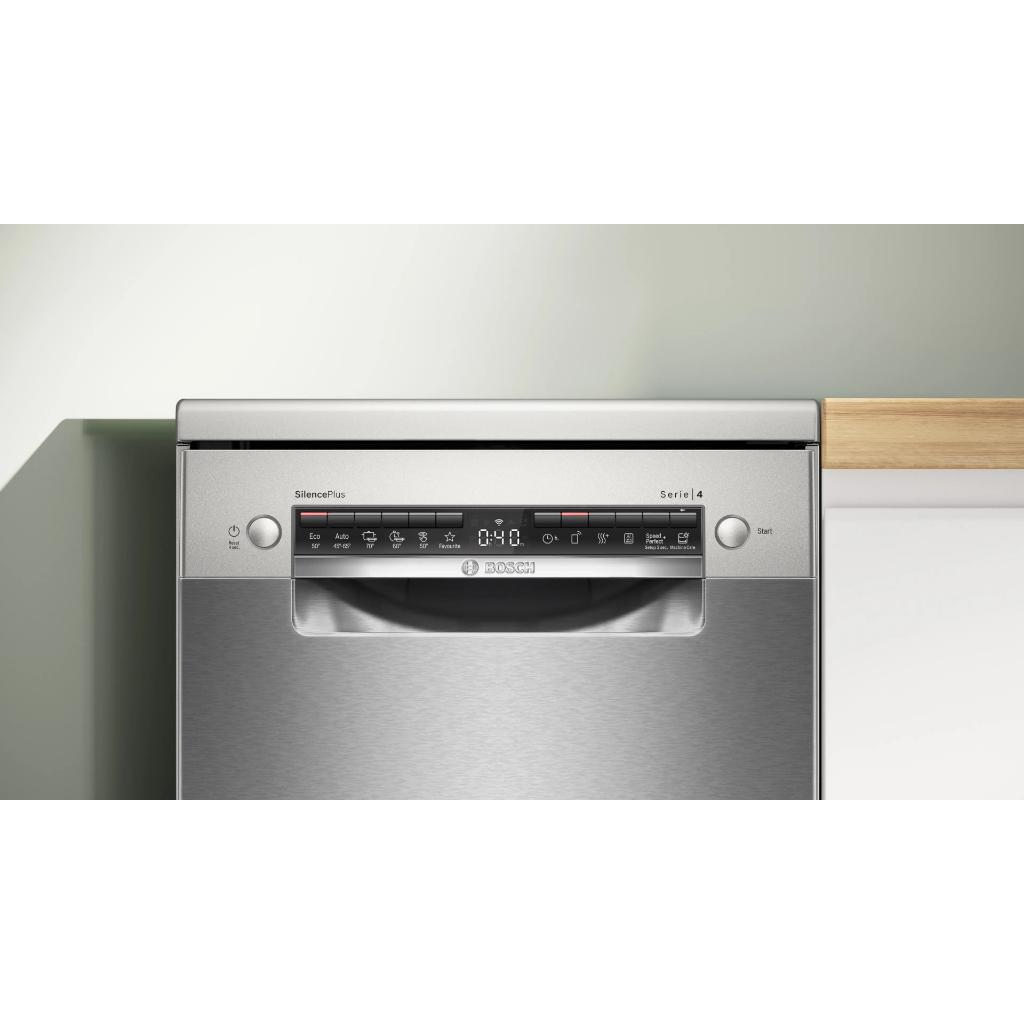 ΠΛΥΝΤΗΡΙΟ ΠΙΑΤΩΝ BOSCH SPS4EMI11E ΕΛΕΥΘΕΡΟ ΓΙΑ 10 ΣΕΡΒΙΤΣΙΑ INOX ΜΕ WI-FI - Image 3