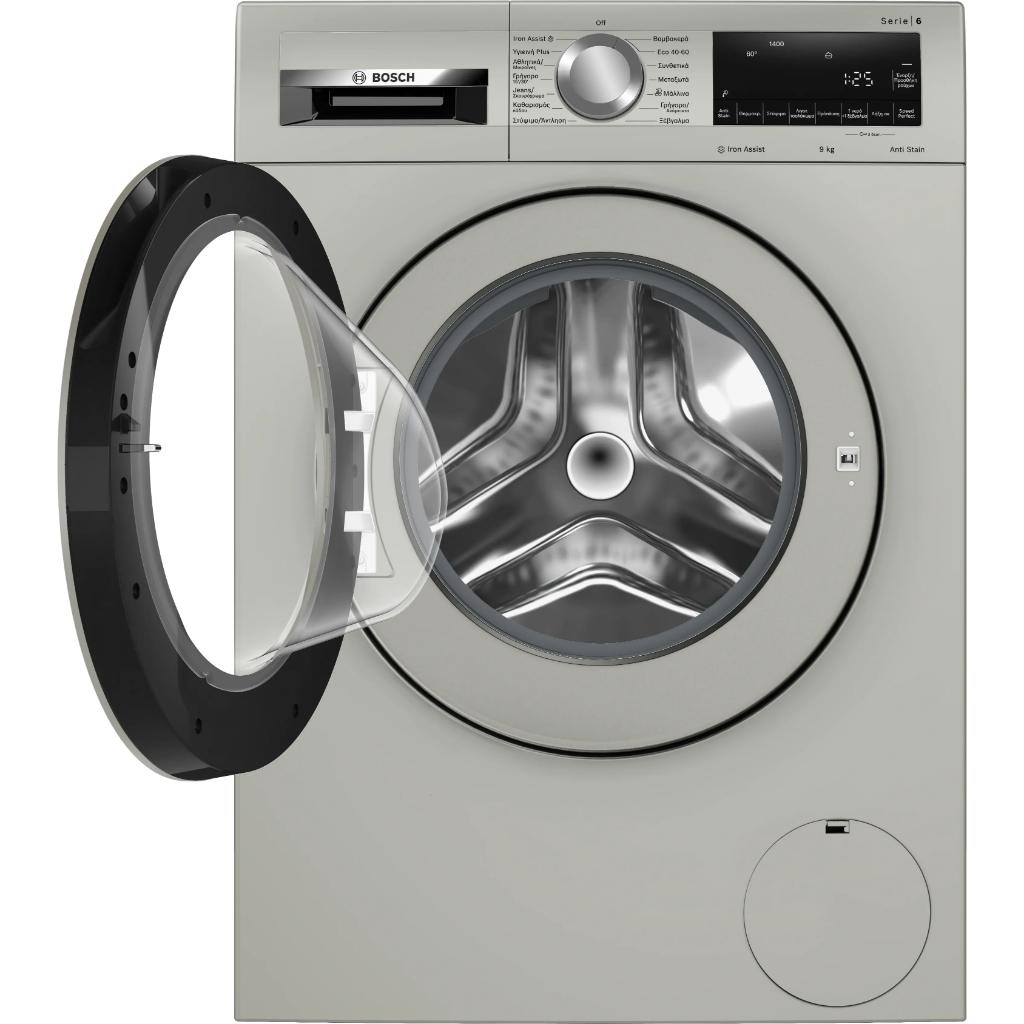 ΠΛΥΝΤΗΡΙΟ ΡΟΥΧΩΝ BOSCH WGG244ZXGR 9KG 1400 ΣΤΡΟΦΩΝ SILVER INOX - Image 6