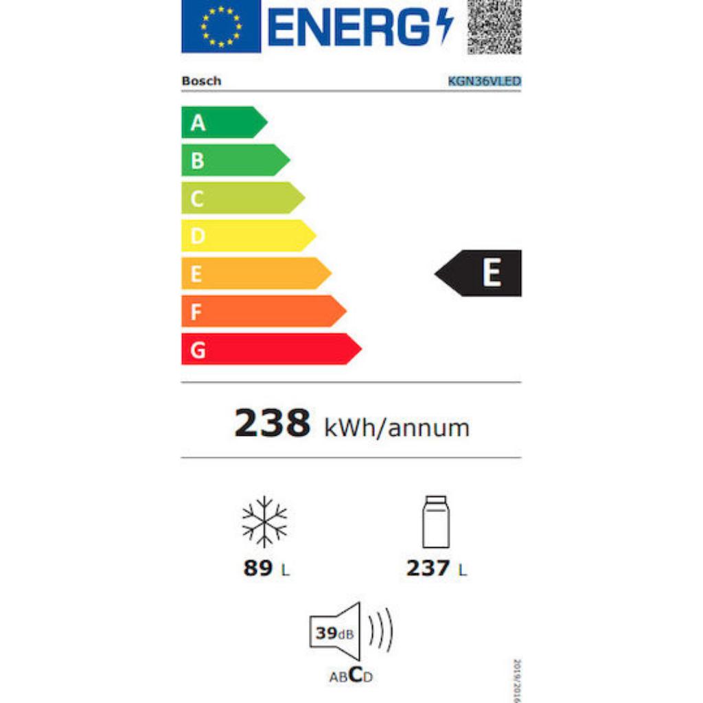 ΨΥΓΕΙΟΚΑΤΑΨΥΚΤΗΣ BOSCH KGN36VLED FULL NO FROST METAL LOOK - Image 13