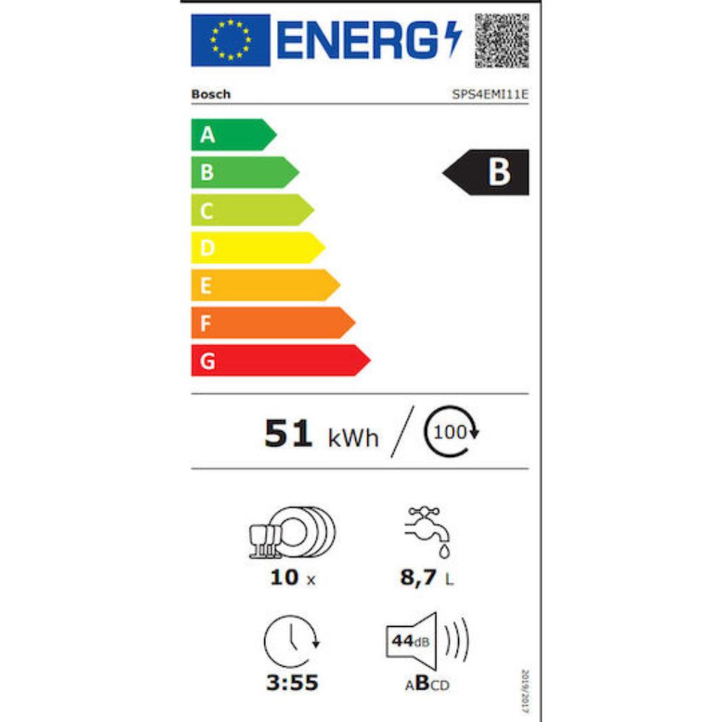 ΠΛΥΝΤΗΡΙΟ ΠΙΑΤΩΝ BOSCH SPS4EMI11E ΕΛΕΥΘΕΡΟ ΓΙΑ 10 ΣΕΡΒΙΤΣΙΑ INOX ΜΕ WI-FI - Image 16